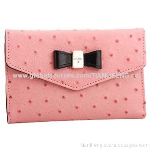 Multifunction mobile phone leather wallet, lovely, pink for girls